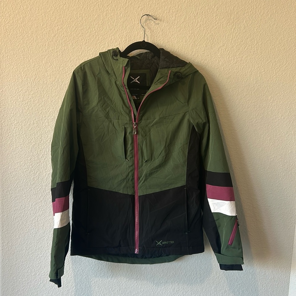 Arctix Jacket size small‎ green/ black/ white/pink